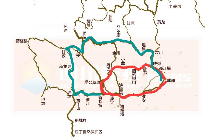川西環線地圖